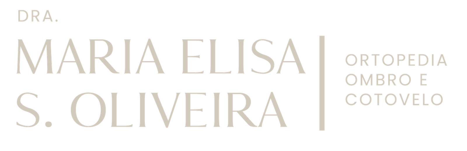 Dra. Maria Elisa S. Oliveira — Ortopedia e Traumatologia